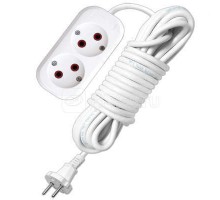 Удлинитель 2х3м без заземл. 6А IP20 У6-011М ПВС 2х0.75 UNIVersal 011М-03