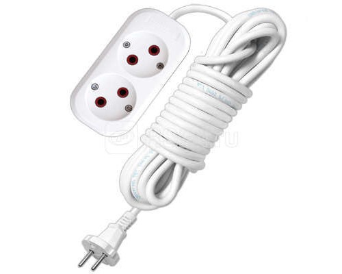 Удлинитель 2х3м без заземл. 6А IP20 У6-011М ПВС 2х0.75 UNIVersal 011М-03