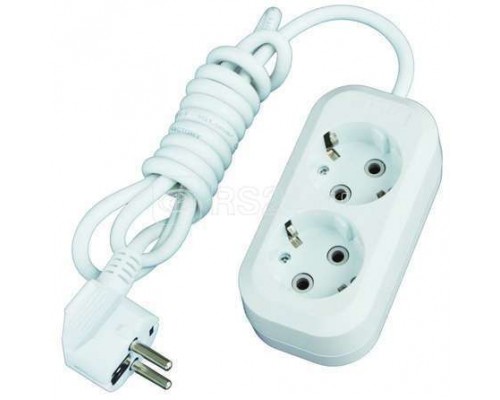 Удлинитель 2х3м с заземл. 16А IP20 Е-302 АБС-пл. ПВС 3х1 UNIVersal 9631973
