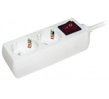 Удлинитель 2х3м с заземл. 16А IP20 У02К с выкл. 2P+PE ИЭК WYP10-16-02-03-ZK-N