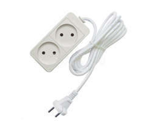 Удлинитель 2х5м без заземл. 10А IP20 2.2кВт Союз 481S-1205