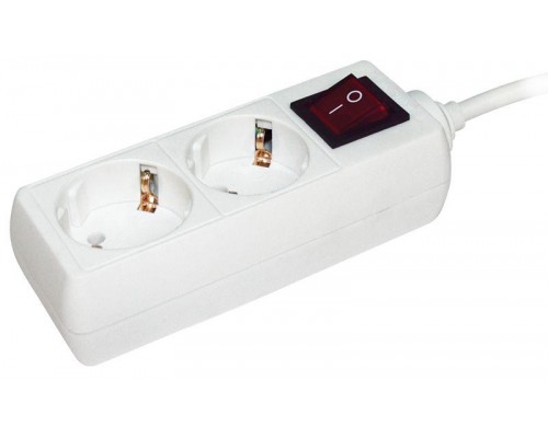 Удлинитель 2х5м с заземл. 16А IP20 У02К с выкл. 2P+PE ИЭК WYP10-16-02-05-ZK-N