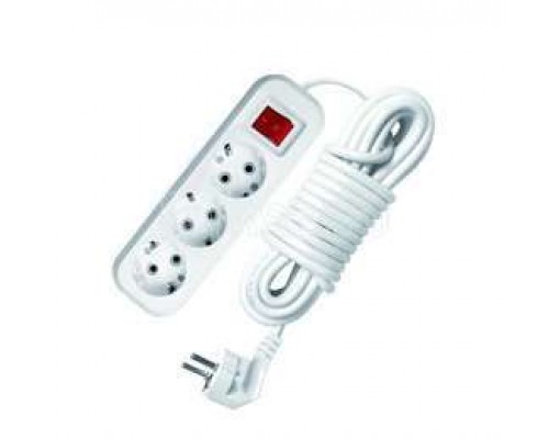 Удлинитель 3х10м S-303 ПВС 3х1 (еврослот) розетки с защ. крышкой UNIVersal 5564573