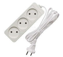 Удлинитель 3х1.5м без заземл. 6А IP20 ШВВП 1.3кВт Союз 481S-0301