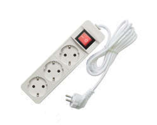 Удлинитель 3х1.5м с заземл. 16А IP20 3.5кВт с выкл. Союз 481S-8301