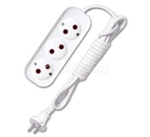 Удлинитель 3х2м без заземл. 6А IP20 У6-639 ШВВП 2х0.75 UNIVersal 9631932