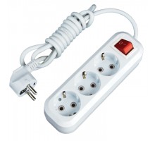 Удлинитель 3х2м с заземл. 16А IP20 Эксперт 3.5кВт ПВС 3х1 с выкл. EKF UBA16-310-3-02i