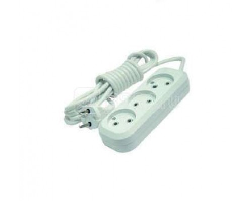 Удлинитель 3х3м без заземл. 10А IP20 Makel MGP123
