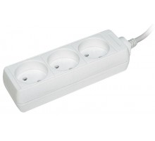 Удлинитель 3х3м без заземл. 10А IP20 У3 2P ИЭК WYP10-06-03-03-N