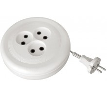 Удлинитель 3х3м без заземл. 6А IP20 SR 3х3-R УХ6-103 ШВВП Volsten 12432