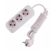 Удлинитель 3х3м с заземл. 16А IP20 LEZARD 720-0303-301