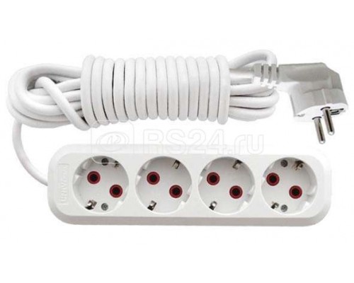 Удлинитель 4х10м с заземл. 10А IP20 У10-555 ПВС 3х0.75 UNIVersal 555-10