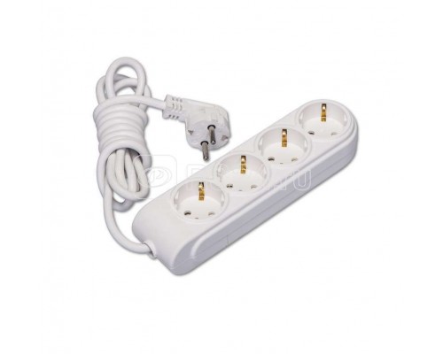 Удлинитель 4х10м с заземл. 16А защ. шторки Makel N4210083