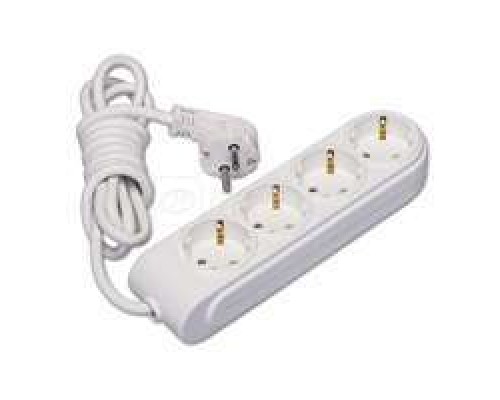 Удлинитель 4х2м с заземл. 16А защ. шторки Makel N4210033