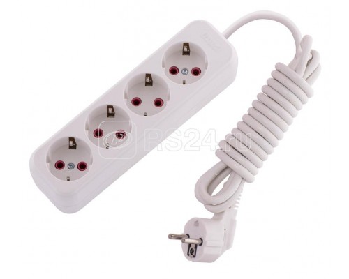 Удлинитель 4х3м с заземл. 16А IP20 LEZARD 720-0403-401