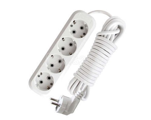 Удлинитель 4х3м с заземл. 16А IP20 Е-304 АБС-пл. ПВС 3х1 UNIVersal 9631981