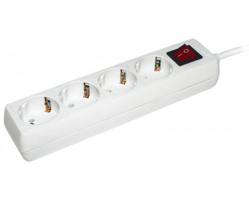 Удлинитель 4х3м с заземл. 16А IP20 У04К с выкл. ПВС 3х1 ИЭК WYP10-16-04-03-ZK-N