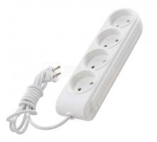 Удлинитель 4х5м без заземл. 10А защ. шторки Makel N4010061