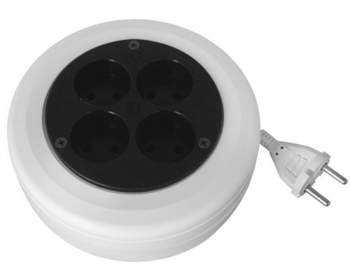 Удлинитель 4х5м с заземл. 10А IP20 SR 4х5-R УХ10-104 ПВС Volsten 12431