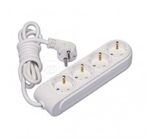 Удлинитель 4х5м с заземл. 16А защ. шторки (ПВС 3х1.5) Makel N4210064