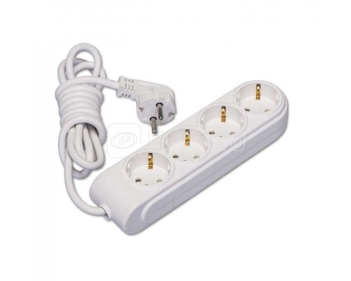 Удлинитель 4х5м с заземл. 16А защ. шторки (ПВС 3х1.5) Makel N4210064