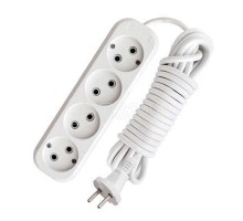 Удлинитель 4х7м без заземл. 10А IP20 Е-204 АБС-пл. ПВС 2х0.75 UNIVersal 9631970