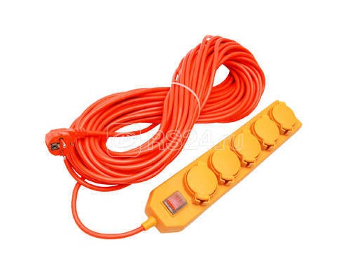 Удлинитель 5х10м с заземл. 16А IP44 У10-026 с выкл. с индик. ПВС 3х1.5 розетки с защ. крышкой UNIVersal 9633922