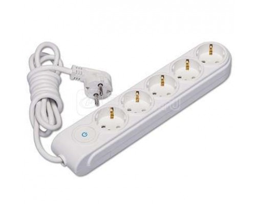 Удлинитель 5х3м с заземл. 16А защ. шторки Makel N5310043