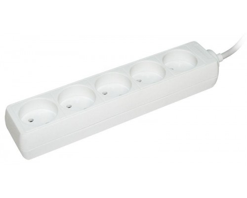 Удлинитель 5х5м без заземл. 10А IP20 У5 ПВС 2х0.75 ИЭК WYP10-06-05-05-N