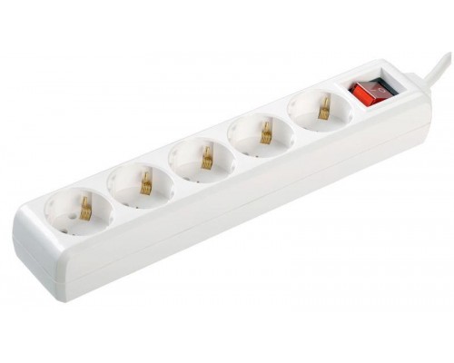 Удлинитель 5х5м с заземл. 16А IP20 У05К с выкл. 2P+PE ИЭК WYP10-16-05-05-ZK-N