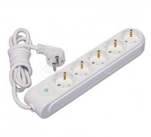 Удлинитель 5х5м с заземл. 16А защ. шторки Makel N5310063