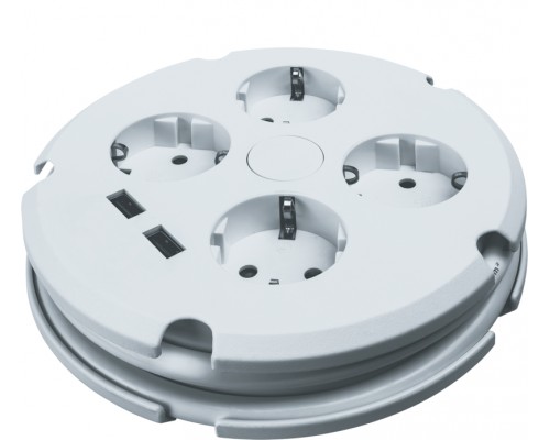 Удлинитель 61 456 NPE-USB02-04-150-ESC-3х1 1.5м USB2.1A Navigator 61456