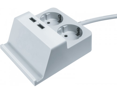 Удлинитель 61 457 NPE-USB03-02-150-E-3х1 1.5м USB2.1A Navigator 61457