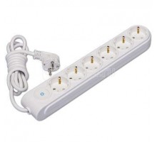 Удлинитель 6х2м с заземл. 16А защ. шторки Makel N6310033