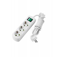 Удлинитель LETITIA 3х3м с заземл. с выкл. LEZARD 721-0303-302