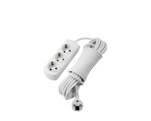 Удлинитель LETITIA 3х5м без заземл. LEZARD 721-0305-303