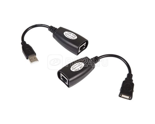 Удлинитель USB по витой паре (8p8c) Rexant 18-1176