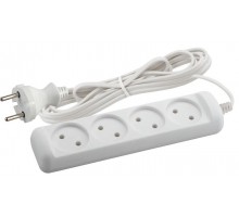 Удлинитель UX-4-5m 4х5м без заземл. 1300Вт ЭРА Б0023151