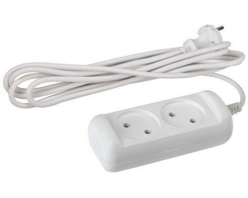 Удлинитель U-2-1.5m 2х1.5м без зазeмл. ПВС 2х1 10А ПВС ЭРА Б0028359