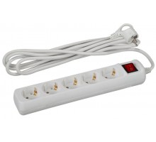 Удлинитель U-5es-3m 5х3м с заземл. ПВС 3х1 16А с выкл. ЭРА Б0028382