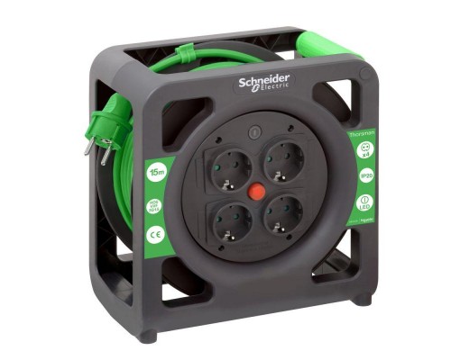 Удлинитель катушечный Thorsman 4х15м 3х1.5 IP20 SchE IMT33137