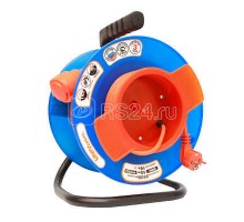 Удлинитель на катушке 1х30м без заземл. 10А IP44 У10-028 термо ПВС 2х0.75 вын. роз. UNIVersal 9633262