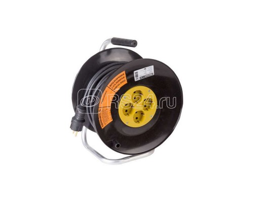 Удлинитель силовой на катушке 4х20м с заземл. PROFESSIONAL ПВС 3х2.5 PROCONNECT 11-7612