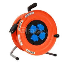 Удлинитель силовой на катушке 4х30м с заземл. 16А IP44 У16-046 термо КГ 3х2.5 розетки с защ. крышкой UNIVersal 9633327