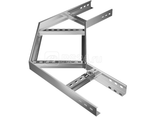 Угол для лотка лестн. горизонт. 90град. 50х300 сталь 1.2мм LGL90х50х300х1.2 КМ LO4455