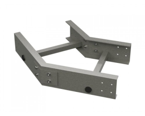 Угол горизонтальный 45град. 100x400 R300 стеклопластик DKC GLG41040R