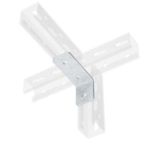 Уголок одиночный удлиненный 92мм нерж. сталь INOX304 DKC IBMC1012C