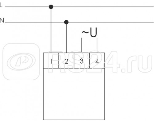 Указатель напряжения DMV-1T (1ф Uизм. 12-600В AC Uпит. 150-240В АС монтаж на панель IP20) F&F EA04.007.050