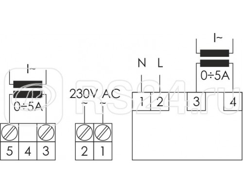 Указатель тока DMA-1T (1ф Iизм. 0.05-5; 1-9000 (с внешними ТТ) Uпит. 150-240В АС цифровая индикация монтаж на панель IP20) F&F EA04.008.011