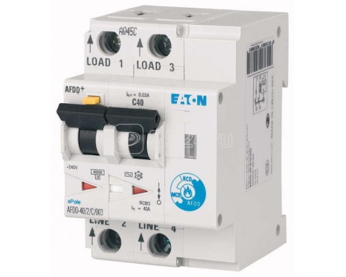 Устройство обнаружения дуги AFDD-40/2/C/003-LI/A EATON 187241